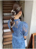 タイトめ編みおろしアレンジ☆