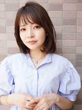 ブゾン(buZon) 【buZonブゾン】コスメストレート内巻きワンカールボブ