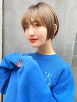 シー バイ ロンド 新宿(Sea by Lond)&nbsp;似合わせカット×大人ガーリー[ダークアッシュ/韓国]