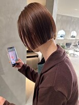 ハウ 心斎橋(how)&nbsp;ミニボブ/ショート/ショートヘア/前下がりボブ/ぱつっとボブ