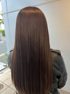 ジーナ 福岡千早(Zina) 【松本秀子】艶カラー/髪質改善トリートメント/20代３０代４０代