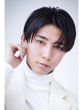 エース(ACES) 黒髪×ビジネスヘア/就活ヘア×センターパート