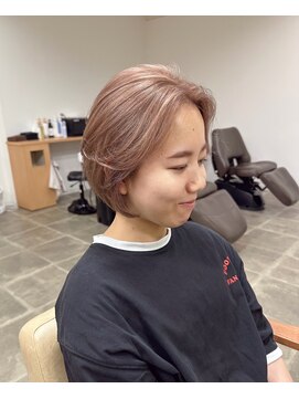 シンス(Since) ベージュカラー/ショート/柔らか/ブリーチカラー/大重有輝弥