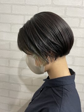 ライフ 住道店(Lyfe) デザインイヤリングカラーミントグリーン_ミニボブショート_196