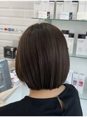 細めハイライト/透明感カラー/メッシュ/ボブ/20代/30代
