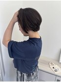 ハイライトショートボブ