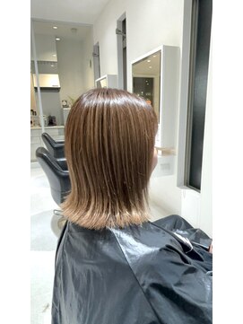 ヘア リゾート ココ(hair resort cocok) ハイライト、ベージュカラー