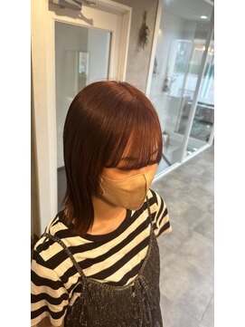 シルク(silk) オレンジブラウン