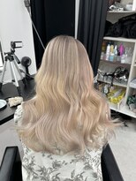 エゴ 池袋(EGO) バレイヤージュ/ミルクティーベージュ/外国人風カラー