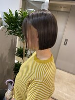 ジエクト ヴィシア(The Ect VIXIA) まとまるボブ 切りっぱなし イヤリングカラー ベージュ ボブ