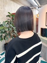 ノエ(noe)&nbsp;切りっぱなしミニボブ（20代/30代/ベージュ/グレージュ）MI67