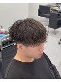 マッシュツイストスパイラルパーマ静岡メンズ