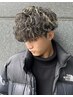 カット＋金メッシュ＋パーマ＋トリートメント￥23000