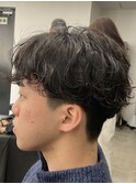 スパイキーショート/ニュアンスパーマ/韓国マッシュ/men's 