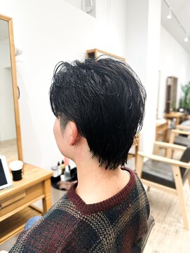 セイドット フクオカ(Say.FUKUOKA) 【メンズ★大名】ニュアンスパーマ×センターパートツーブロック