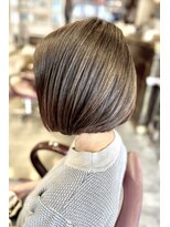 サーティエイト(38)&nbsp;大人さわやかショートボブ マットグレージュ/カット/ボブ/元町/