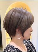 イメチェン外ハネボブ美髪ワイドバングレイヤーショート/大宮