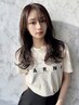 【新規人気No.1】カット+似合わせカラー+髪質改善イルミナ3stepTR 　￥8800