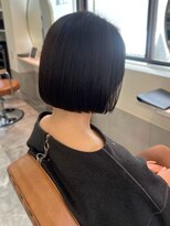 カノエ 福岡香椎店(canoe)&nbsp;タッセルボブ 艶髪 ストレート 髪質改善トリートメント 美髪