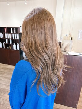 アンヴォーグ(en VOGUE) ブリーチなしダブルカラー×シアーベージュ