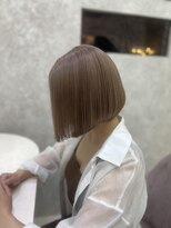 ラビス(Lovis) くびれヘア/アプリコットオレンジ/ハイライトカラー/夏/縮毛矯正