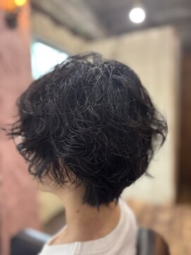 ロッソバイアルター 鎌取(ROSSO by aL-ter) くびれヘア/アプリコットオレンジ/ヘアセット/夏/鎌取/石橋