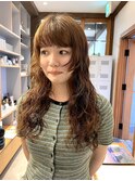 【谷口】ダメージレス◎コテ巻き風ロングパーマ