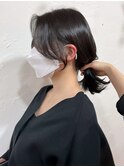 後れ毛カットでひとつ結びもおしゃれに！r
