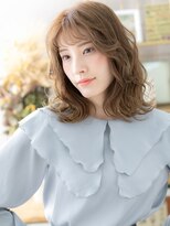 カバーヘア ブリス 戸田公園西口店(COVER HAIR bliss) ミルクティーアッシュエアウェーブパーマc7戸田公園20代30代40代