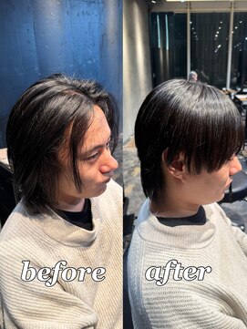 エノア 東京(ENORE) 黒髪/束感/ストレート/ショート/縮毛矯正