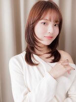 カバーヘアアンドスパ ブリス 浦和(COVER HAIR&SPA bliss) ピンクベージュ小顔クラゲカットワンホンレイヤーZ浦和20代30代
