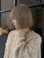 エトワ 中央店(etoi)&nbsp;大分韓国ヘアタッセルボブミニボブショートボブ切りっぱなし