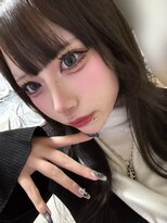 シックス バイ インク 渋谷(SIX by INK.)&nbsp;ダークブルー/デジタルパーマ/ワンホンレイヤー[渋谷]
