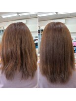 ヘアーズ サエミ 初めての髪質改善縮毛矯正♪