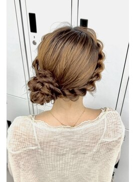 スタイル 横浜(STYLE) 結婚式お呼ばれヘアセット／編みおろし/横浜駅