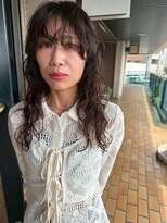 フィルム(FiLMs)&nbsp;透明感ブラウン/デジタルパーマ/レイヤーカット