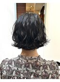 鎌倉ボブ×ニュアンスパーマ｜10代20代の柔らかボブパーマ