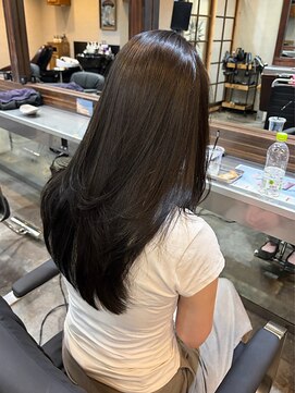 ヘアプレイスソル (HAIR PLACE SoL) 艶髪ストレート/縮毛矯正/髪質改善/ブラウン