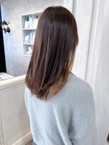 キャアリー(Caary)&nbsp;福山人気20代30代髪質改善ストレート艶髪ショコラブラウン小顔