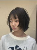 髪質改善グレージュカラーカーキベージュレイヤーロング錦糸町