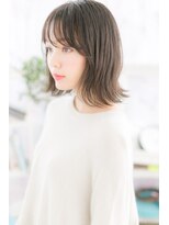 ミック ヘアアンドビューティー 大山店(miq  Hair&Beauty)&nbsp;外ハネ☆ガーリーミディ