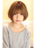 30代40代５０代人気 お手入れ簡単丸みが可愛いボブ
