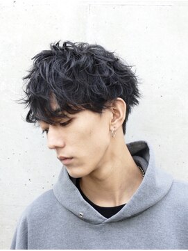 フィフス(fifth) 無造作マッシュ×スパイラルパーマ くせ毛風パーマ ツーブロック