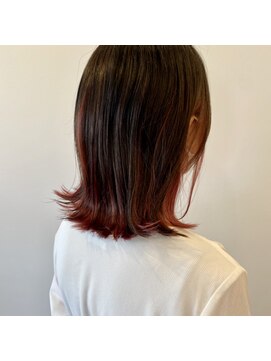 ヘアーサロンフラン(Fran) インナーカラー♪   フューシャピンク♪♪