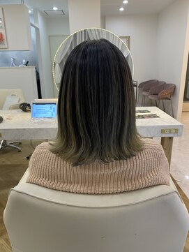 リアン 上尾店(Rien) ボブ/カーキグレージュ/マッシュショート/フェザーバンク[上尾]