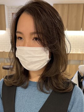 キノ(kino) ミルクティハイライトレイヤーフェイスレイヤーミディアム大人