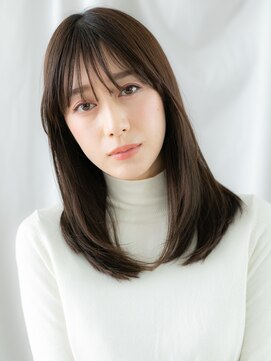 ドクターズサロン LAB 小山店 暖色系カラー小顔ツヤ髪ニュアンスストレートc小山20代30代40代