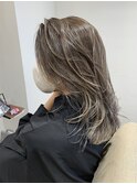 地毛バレイヤージュ!ハイライト