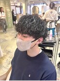 【波巻き×マッシュ】マッシュパーマ/束感/波巻き