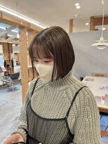 カノエ 松江東津田店(canoe)&nbsp;柔らかさを感じるボブ